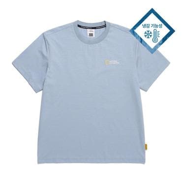내셔널지오그래픽 크로우 유니 쿨 맥스 스몰로고 반팔 티셔츠 (6컬러) N242UTS460