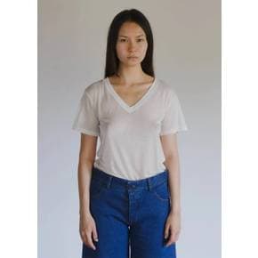 베이스레인지 26SS V Neck Tee Shirt,Undyed