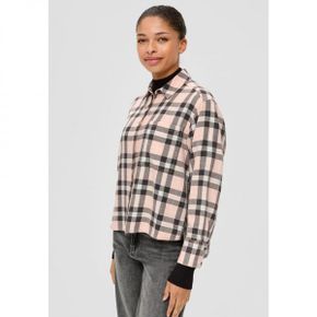 4340453 QS Button-down blouse - papaya