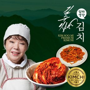 김수미 더 프리미엄 포기김치 7kg + 무생채2kg