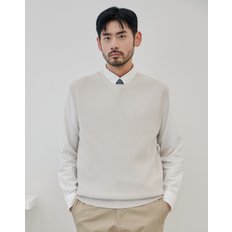 [23SS] [COMMUTER]베이지 컴포트 니트 베스트 HZSW3B892I1