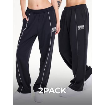 레이지비 [2PACK] 자이언트핏트랙 팬츠 와이드 짐웨어 트레이닝 운동복 밴딩 바지 W (2컬러)