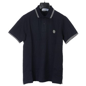 스톤아일랜드 남성 피케 폴로 티셔츠 101522S18 V0020 NAVY BLUE [SIC1033bl]