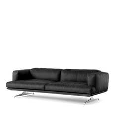 &TRADITION Inland sofa AV23 novel black learher-Polised Alu 인랜드소파 [예약주문]