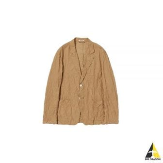 오라리 오라리 24 WRINKLED WASHED FINX TWILL JACKET BROWN (A24SJ01FW) (링클 워시드 핀스 트