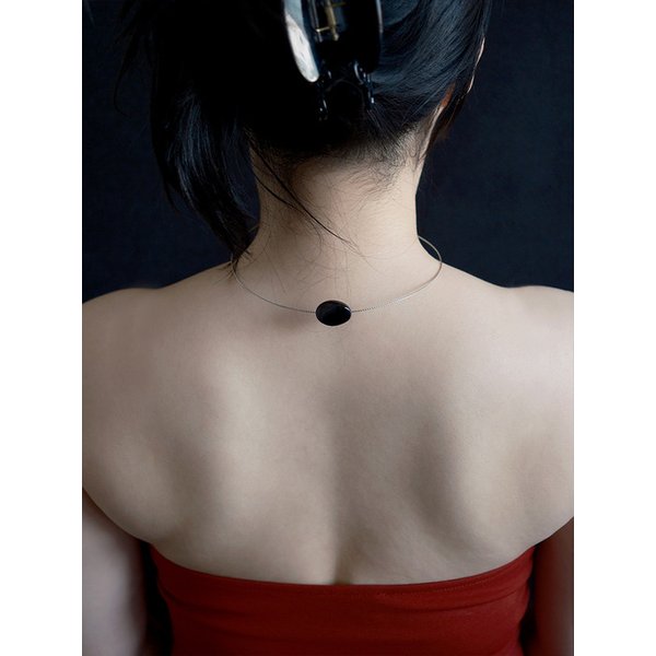 Black Gemstone Necklace