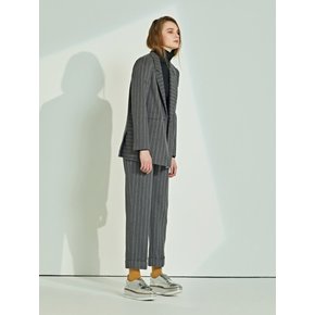 STRIPE WOOL JACKET_GR