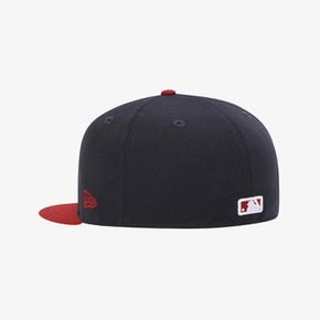 MLB LA 다저스 투 톤 피티드캡 네이비/스칼렛_15411800