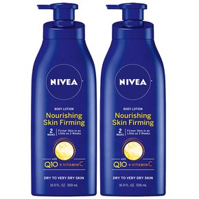 NIVEA Nourishing Skin Firming Body Lotion 니베아 너리슁 스킨 퍼밍 바디 로션 500ml 2개