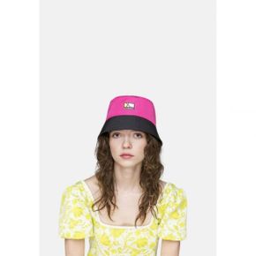 우먼 Kangol RAVE BUCKET 리버서블 양면 - Hat - 블랙 핑크 9120037