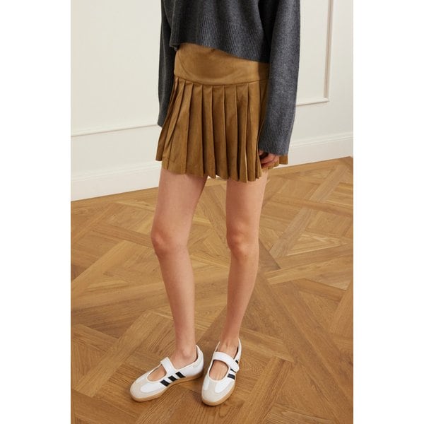 삼바 제인 스웨이드 트림 가죽 스니커즈 46376663162980564