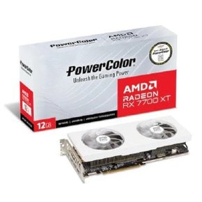 PowerColor 라데온 RX 7700 XT D6 12GB White 대원씨티에스