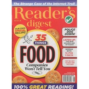 격월간잡지 Readers Digest ASIA 1년 정기구독 (영문판)