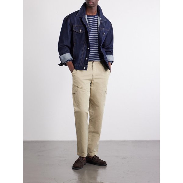 미스터 피 테이퍼드 코튼 리넨 블렌드 팬츠 46376663163004265