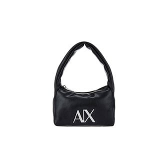 ARMANI EXCHANGE AX여성 프론트 로고 미니 호보백 A423370518블랙