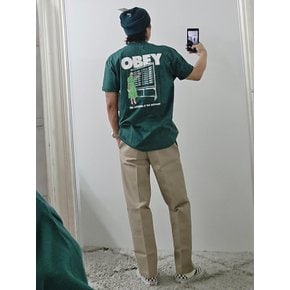 26SS 남성 스케이트보딩 레귤러핏 트윌 팬츠 데저트 샌드 A87680DS