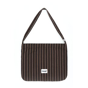 STRIPE ECO CROSS BAG BLACK
