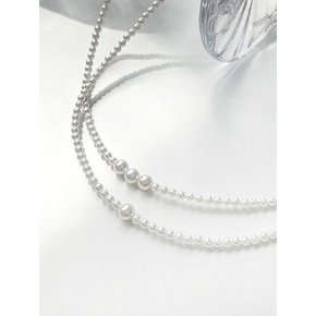 Natural Point Nucleus Pearl Necklace