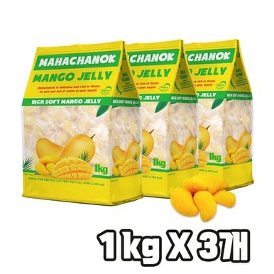 마하차녹 망고젤리 1KG * 3개입