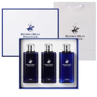 비버리힐스폴로클럽 프리미엄옴므 스킨2개 + 로션1개 1세트 SSL + 선물용쇼핑백 1개