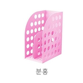 서류꽂이 화일박스 분홍색 1개 W152xD253xH324(m GWM