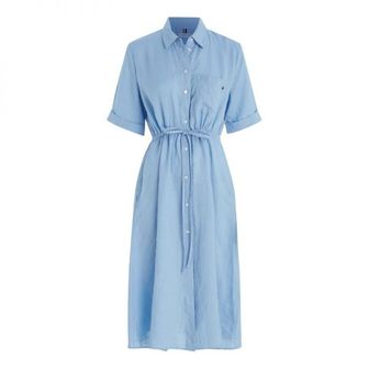 이스퀘어 5545611 Tommy Hilfiger LINEN MIDI DRESS SS