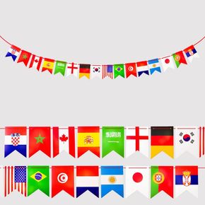 만국기 가랜드 월드컵 축구 축제 페넌트 체육대회 운동회 깃발 생일