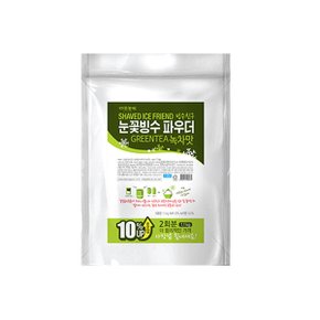 메가커피 다농원 빙수친구 눈꽃빙수 녹차맛 파우더 1.1kg 1박스 6개 녹차가루 그린티