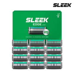 SLEEK 슬릭 엣지 면도날 기획세트 4호(12입)+엣지 면도기 증정
