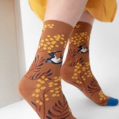 [본메종] Sock Mimosa Caramel_MN701