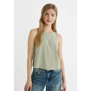 이스퀘어 4638553 Stradivarius FLOWING RACERBACK - Blouse khaki