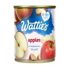 와티스 사과 퓨레 아기간식 4-6m+ Watties Apples 120g 8개