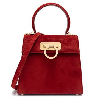 살바토레페라가모 FERRAGAMO 페라가모 간치니 스몰 탑 핸들백 21-2193 ROSSO 751454 34762929