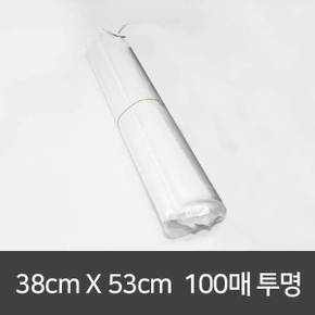 비포막지 38호 38x53 10L 100매 투명 쓰레기봉투 비닐봉지 평판봉투