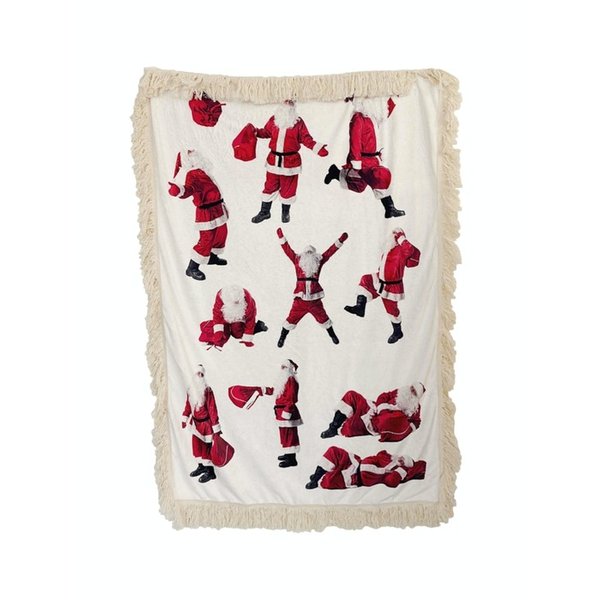 Santas busy day blanket (Vertical)