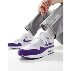 4736882 Nike Air Max 1 SE sneakers in white, gray and purple