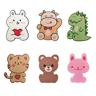  귀여운 동물 캐릭터 화장실 변기 뚜껑 탈취스티커