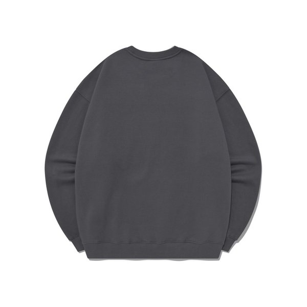 SP OILER LOGO CREWNECK-CHARCOAL