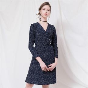 BUTTON POINT DOT WRAP ONEPIECE (S1888768)