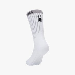 [공식판매처] 공용 러닝 중목 양말 SPIFANSC231UWHT