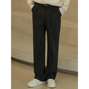 [-6cm 숏버전 추가] M240 ONE TUCK COTTON SLACKS_BLACK