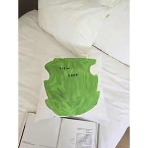 뉴 리프 NEW LEAF 아트 캔버스 쿠션커버
