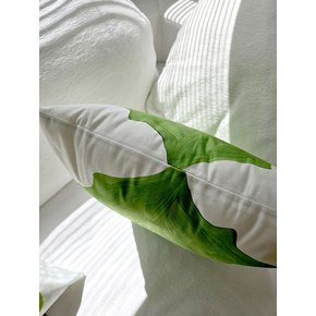 뉴 리프 NEW LEAF 아트 캔버스 쿠션커버