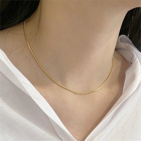 Simple snake chain necklace_TN103