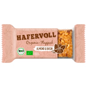 하퍼볼 Hafervoll 귀리 바 친자연 아몬드 & 건포도 60g