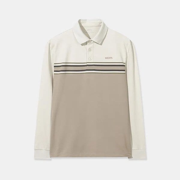 [부산점] 남성 스트라이프 패턴 브러쉬 폴로 티셔츠 7L75213