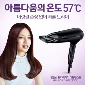 헤어드라이어 HP8230/전문가용/2100W/6가지속도/온도설정/무광블랙