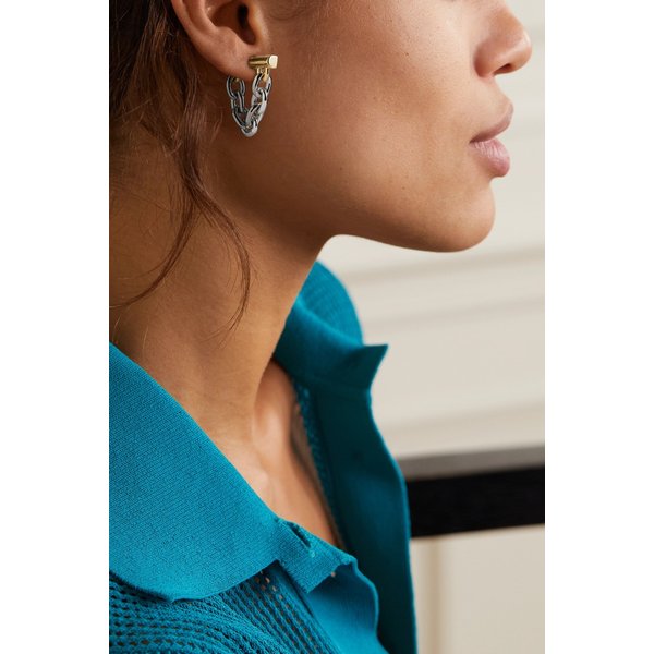 골드 실버톤 귀걸이 22527730565879316