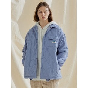 OCEAN QUILTED SHIRT JACKET [3 COLOR]