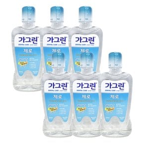 제로 구강청결제 750ml X 6개